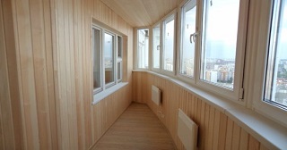 Отделка, остекление, утепление балконов в Щелково от 209 руб. м/2.